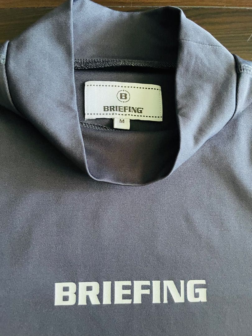 ブリーフィング　モックネック　レディース　グレー　M