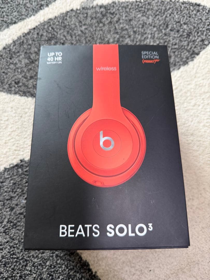 BEATS SOLO3 ワイヤレスヘッドホン レッド 特別版