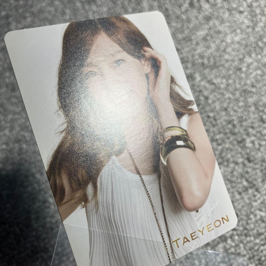 少女時代　テヨン　GENIE 日本盤　トレカ　グッズ　公式　taeyeon