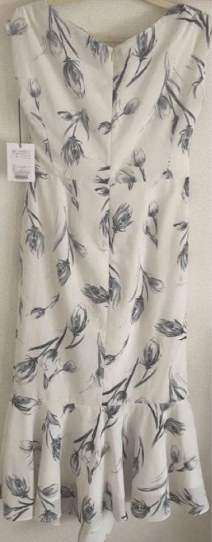 Herlipto Lea Fleur Ruffled Dress M ホワイト