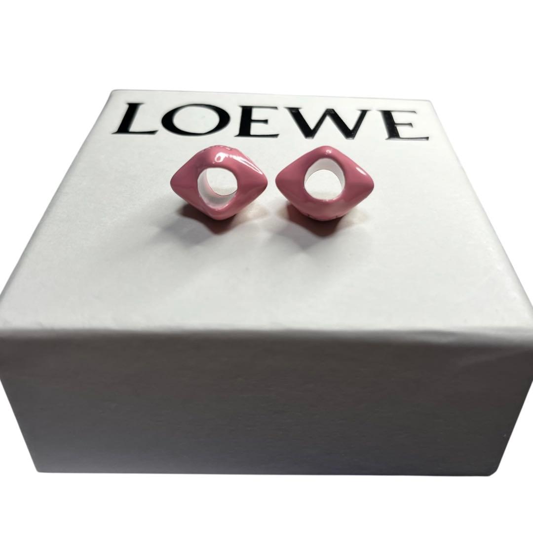 美品✨LOEWE ロエベ　チャーム　星　アナグラム　ピンク　ばら売り可