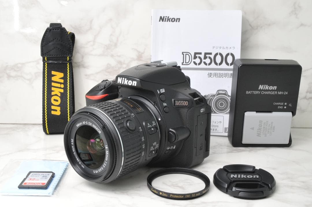 美品 ショット数新品級❣️Nikon D5500⭐️Wi-Fi スマホ転送 高画質