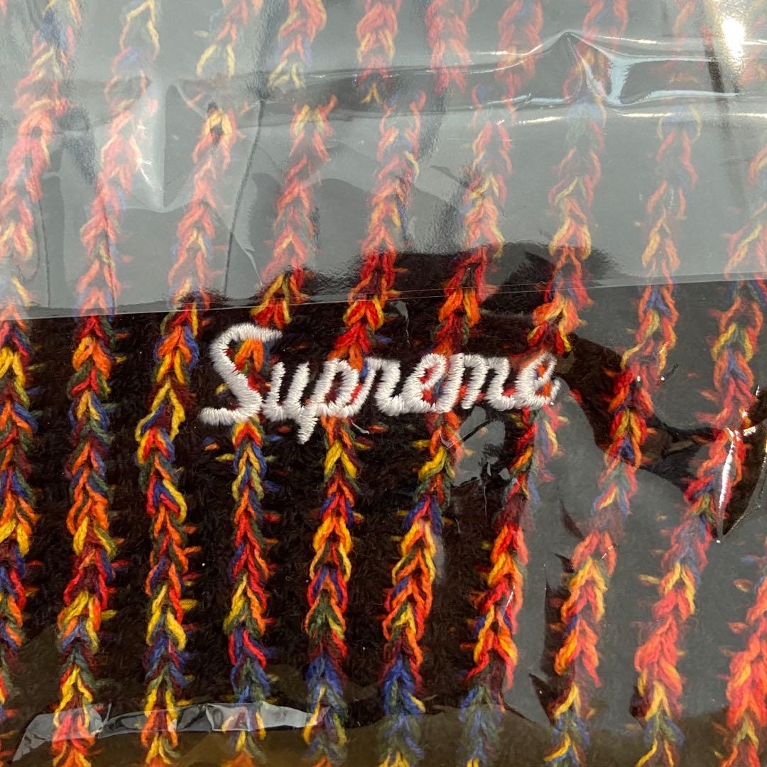 【新品】Supreme Rainbow Loose Gauge Beanie 黒