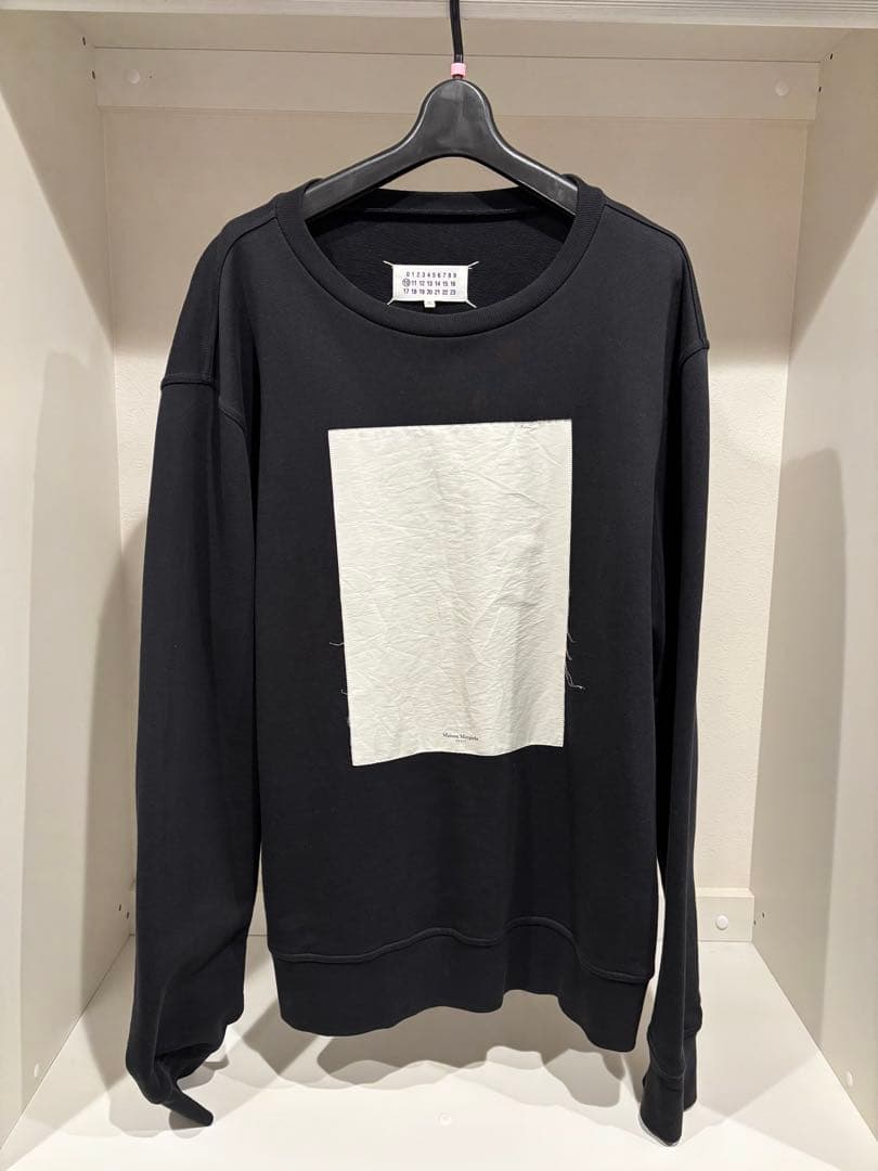 マルジェラ　ブラック トレーナー