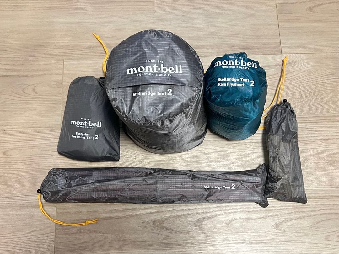 モンベル　ステラリッジ テント2 本体+レインフライ+グランドシート