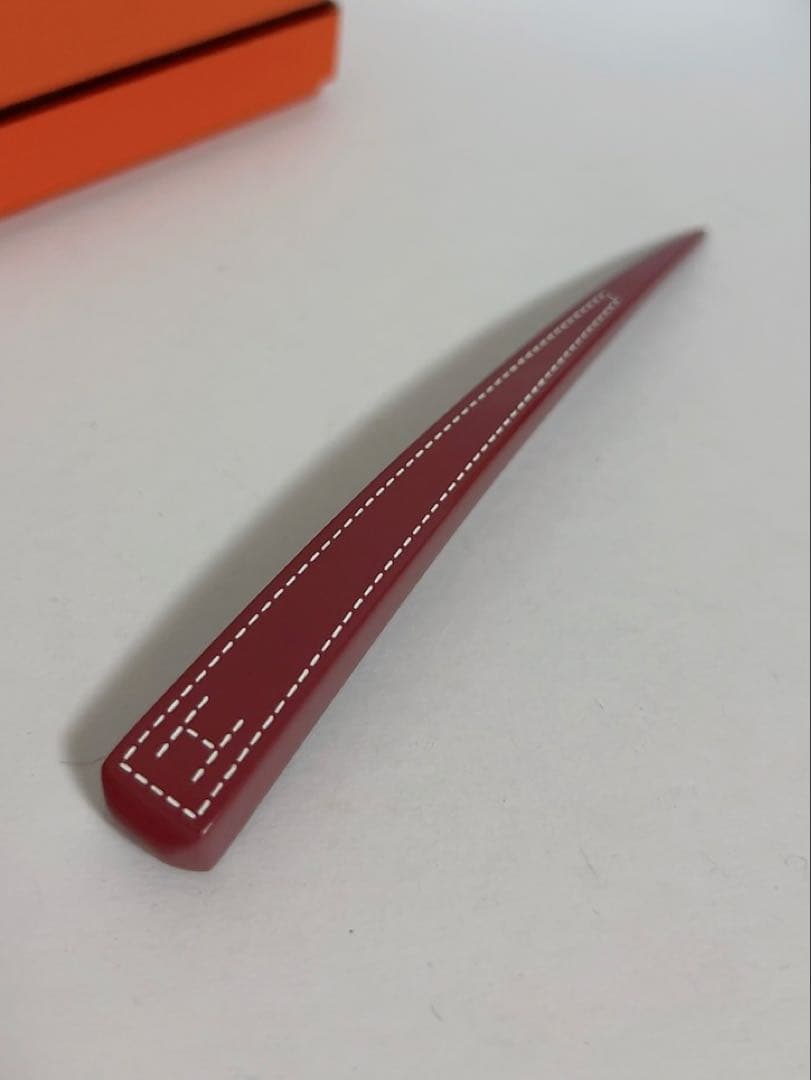 エルメス　HERMES バッファローホーン　髪留め　かんざし　ヘアアクセサリー