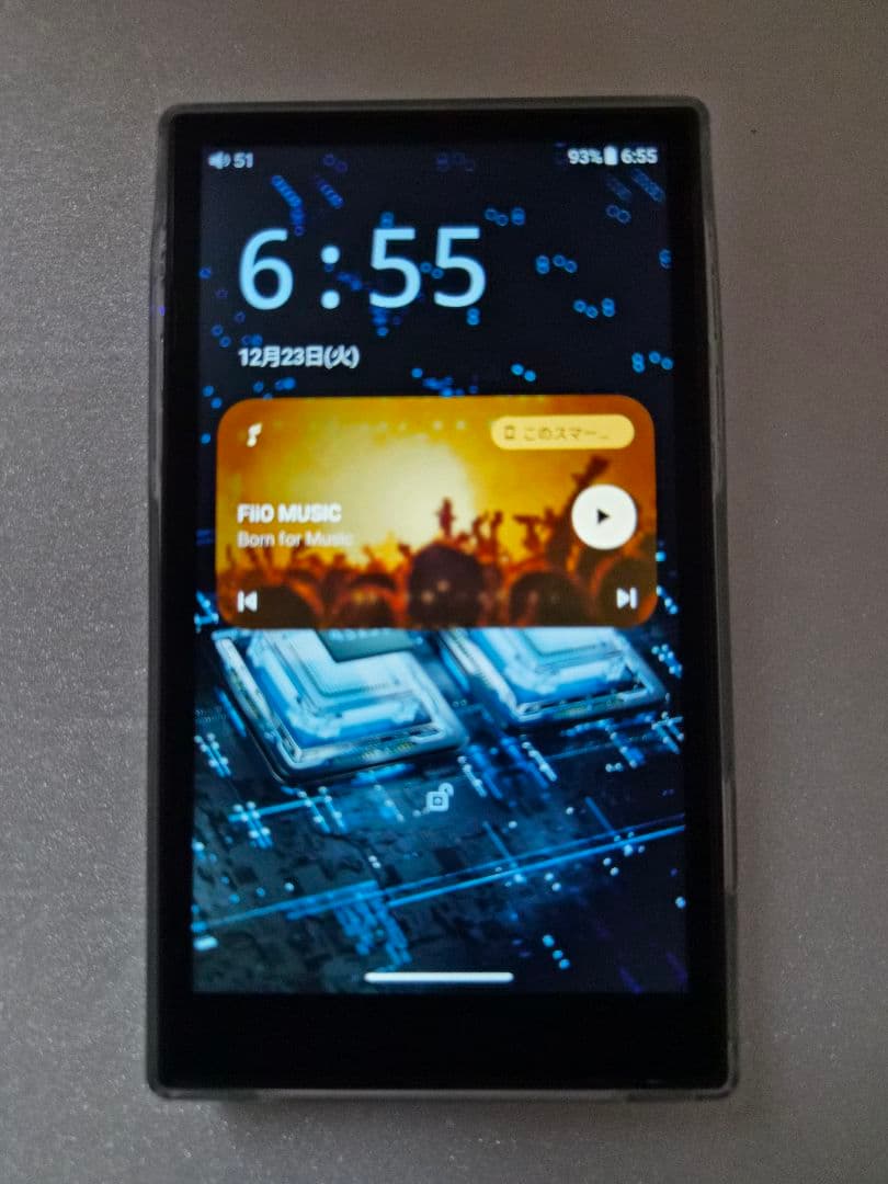 FIIO-JM21[ハイレゾ対応]黒　レザーケース　microSD512GB付