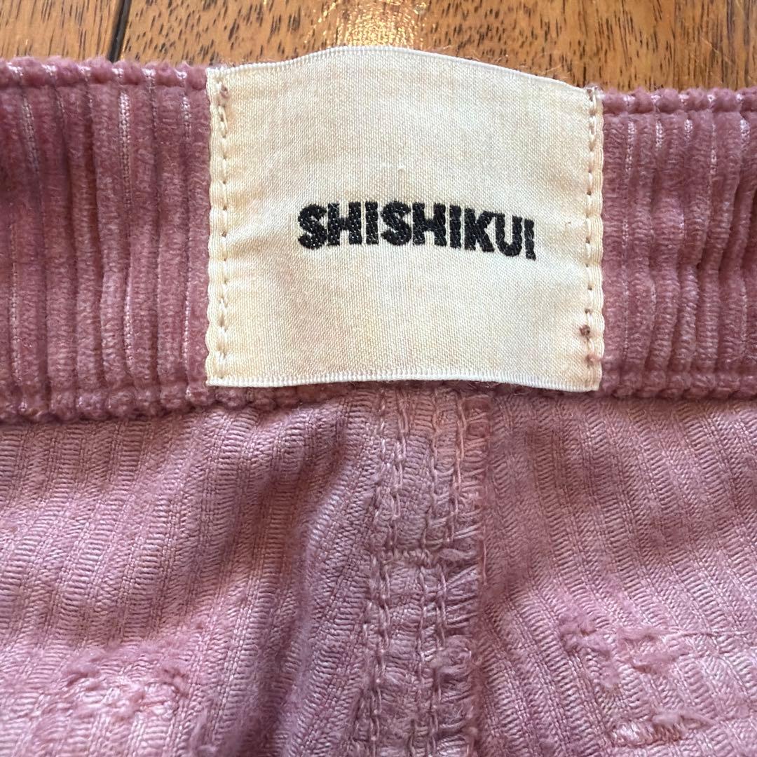SHISHIKUI コーデュロイベイカーパンツ　サイズ30 ピンク