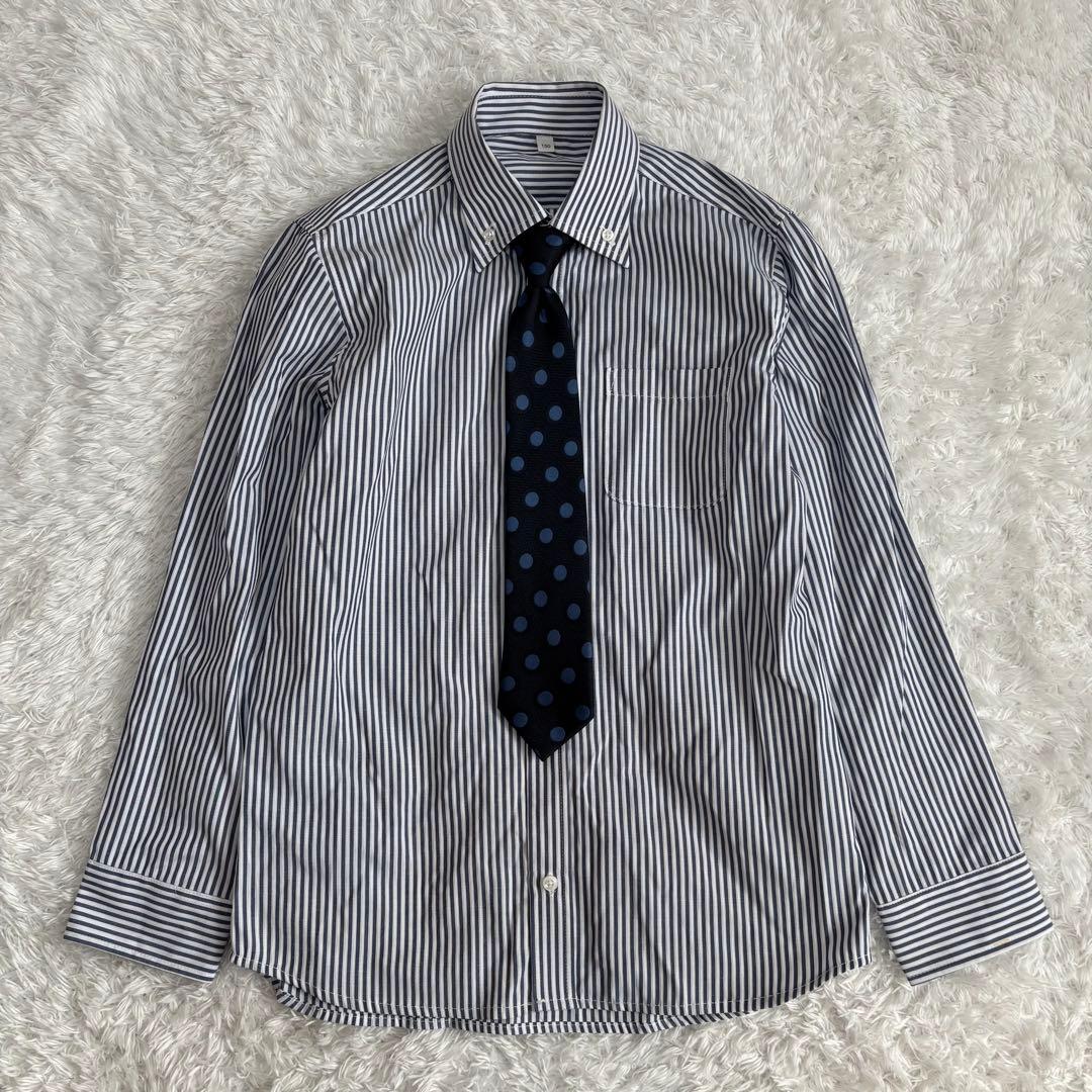 【フォーマル5点】ワンダーファクトリー 卒服 150 キッズ ネイビー