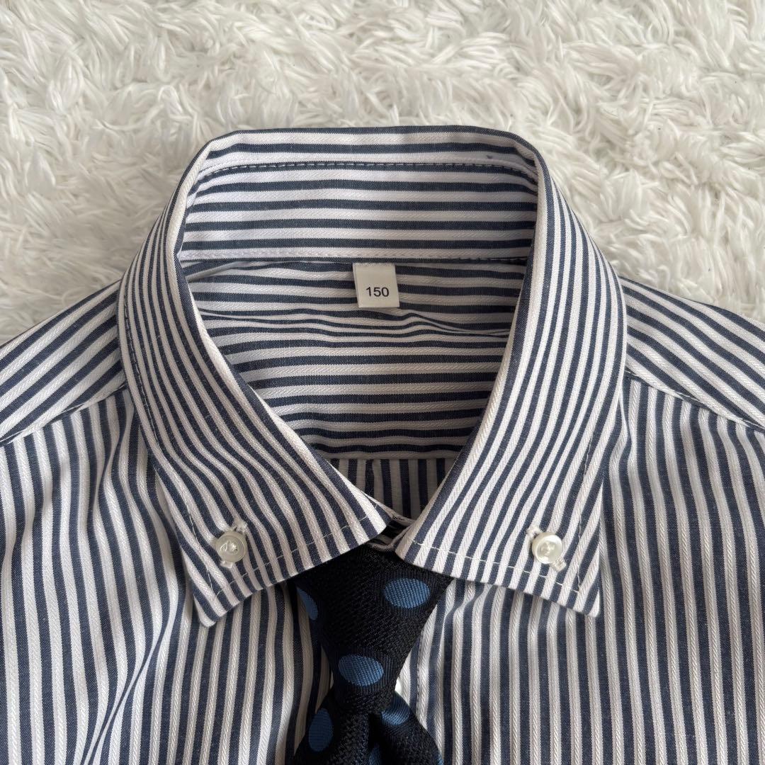 【フォーマル5点】ワンダーファクトリー 卒服 150 キッズ ネイビー