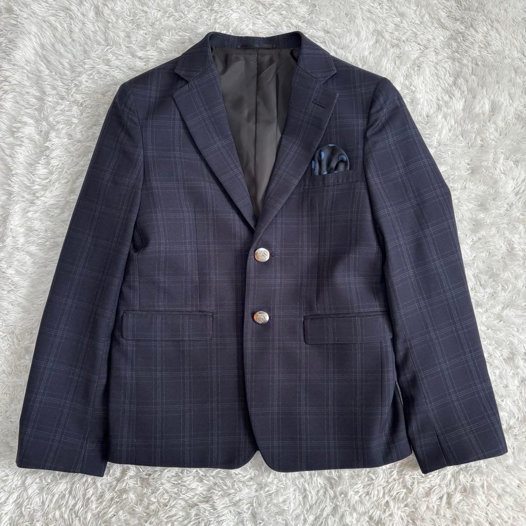 【フォーマル5点】ワンダーファクトリー 卒服 150 キッズ ネイビー