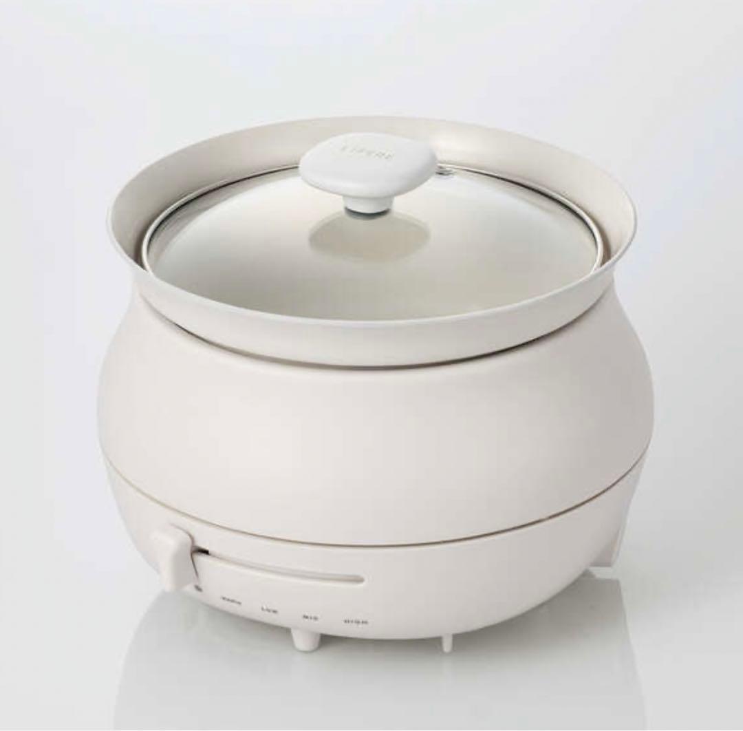 最新 新品 LiFERE IH卓上調理鍋 HOT DISH cocotte