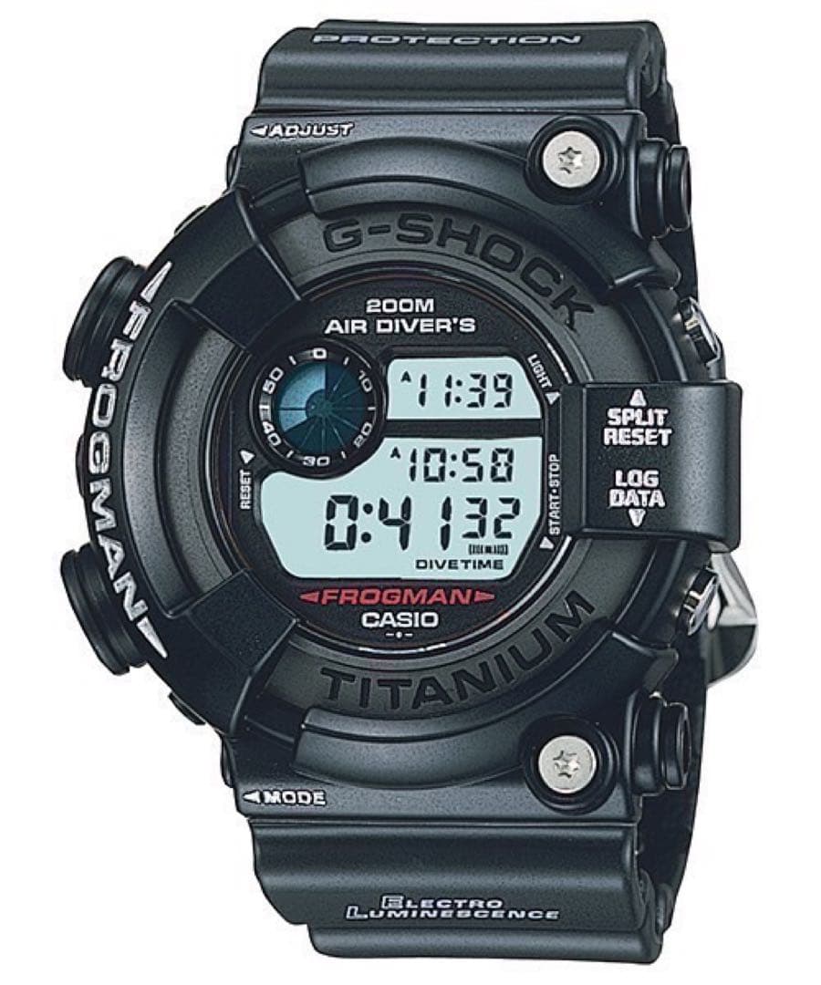 【電池交換済】【美品】G-SHOCK FROGMAN DW-8200Z-1T