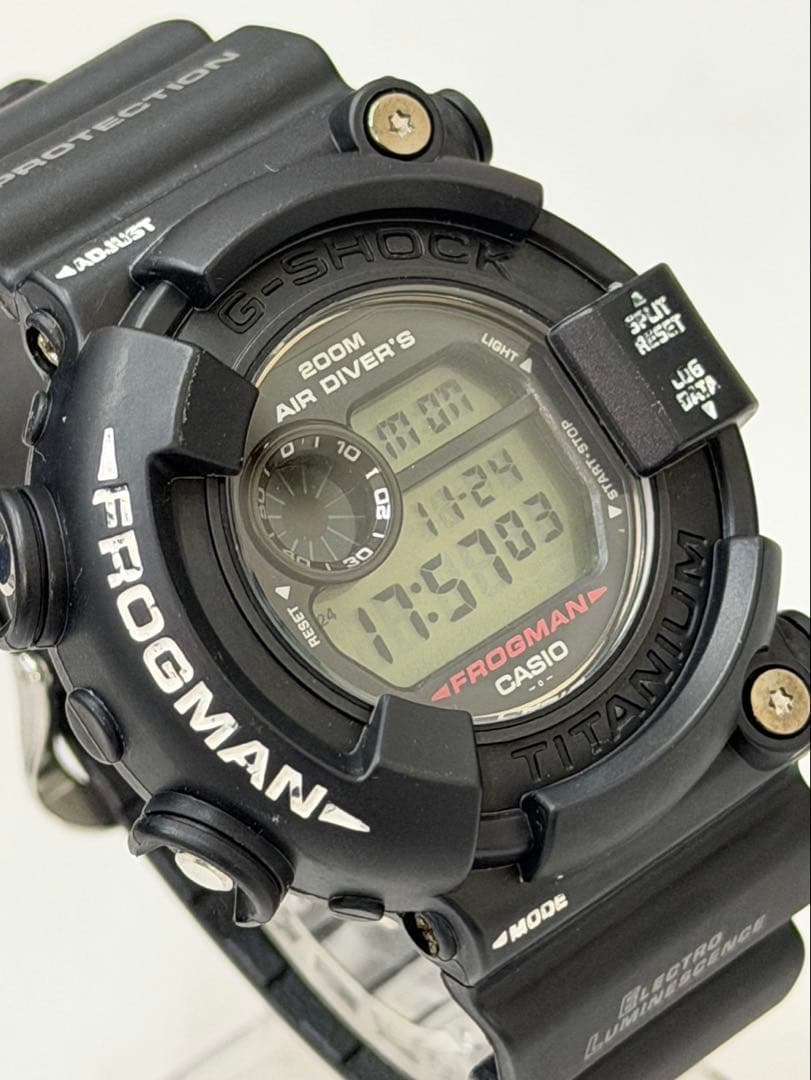 【電池交換済】【美品】G-SHOCK FROGMAN DW-8200Z-1T