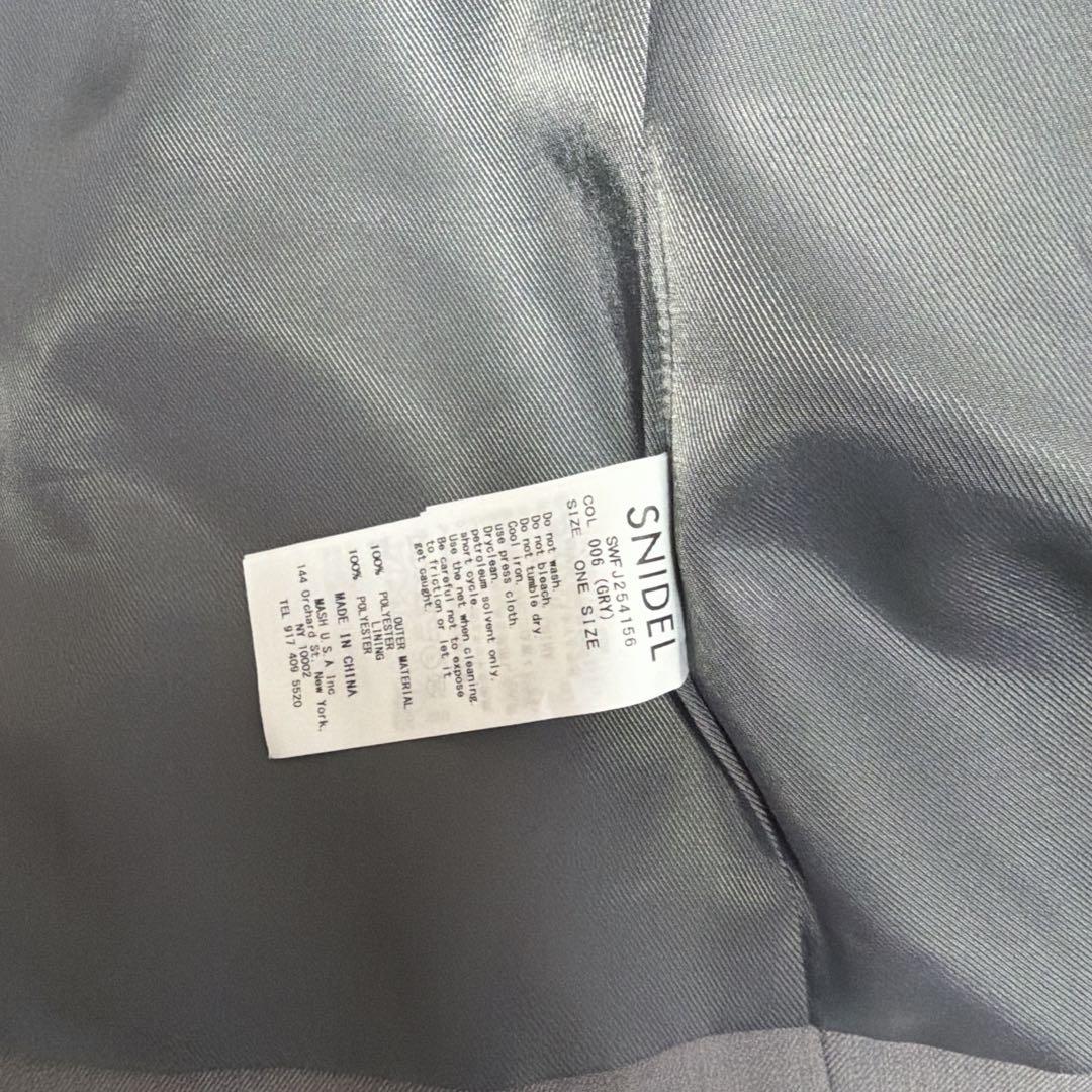 スナイデル　レースカラーテーラードジャケット