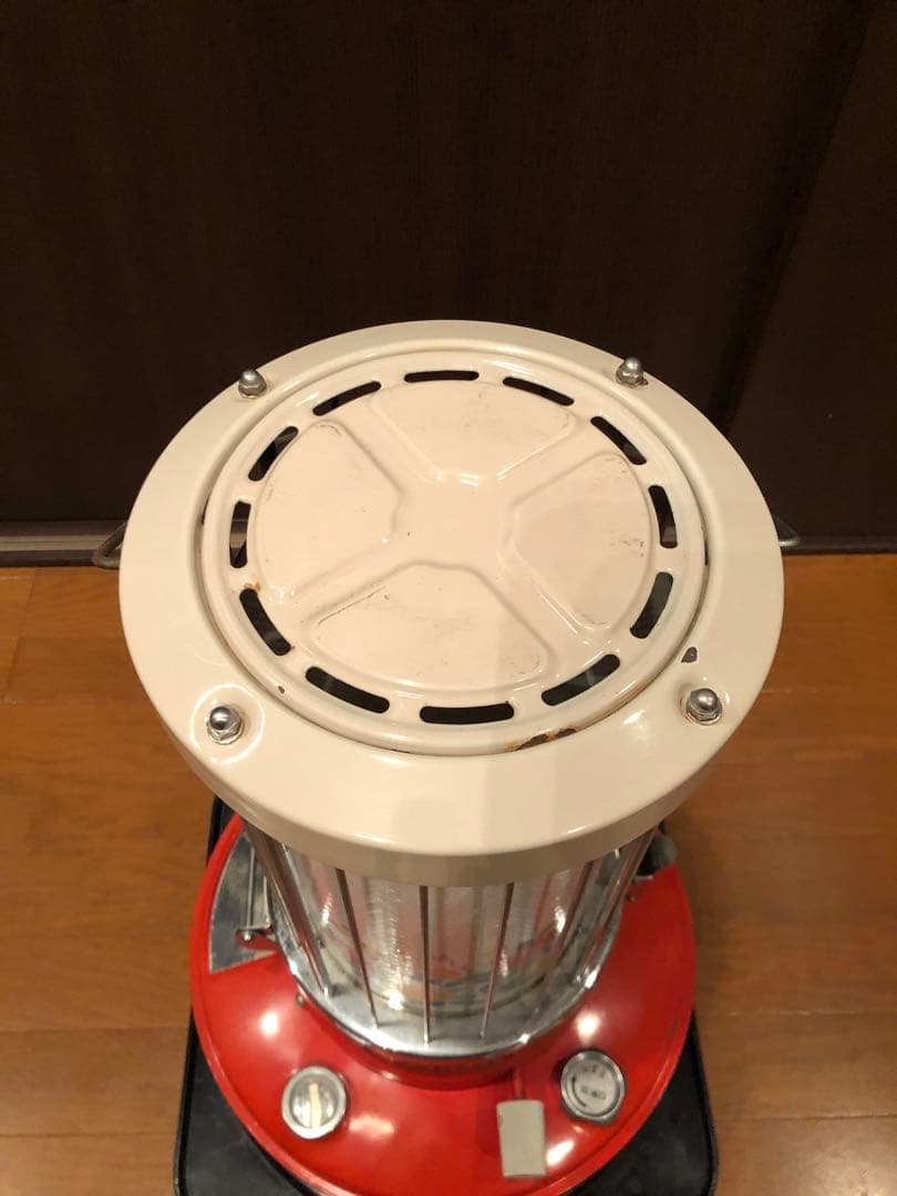 ホワイトエース W-65 1968年製　三星製作所　昭和　レトロ　花柄　対流型