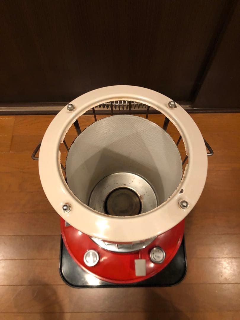 ホワイトエース W-65 1968年製　三星製作所　昭和　レトロ　花柄　対流型