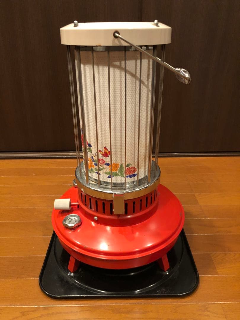 ホワイトエース W-65 1968年製　三星製作所　昭和　レトロ　花柄　対流型