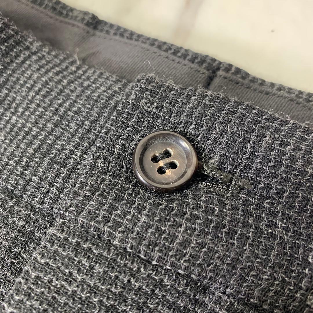 90s COMME des GARCONS ２タックワイドスラックス S ウール