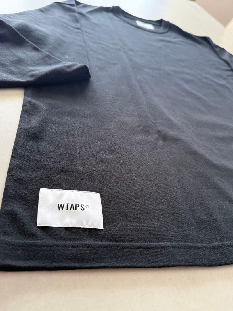 WTAPS ブラック ロングスリーブ Tシャツ サイズX 03