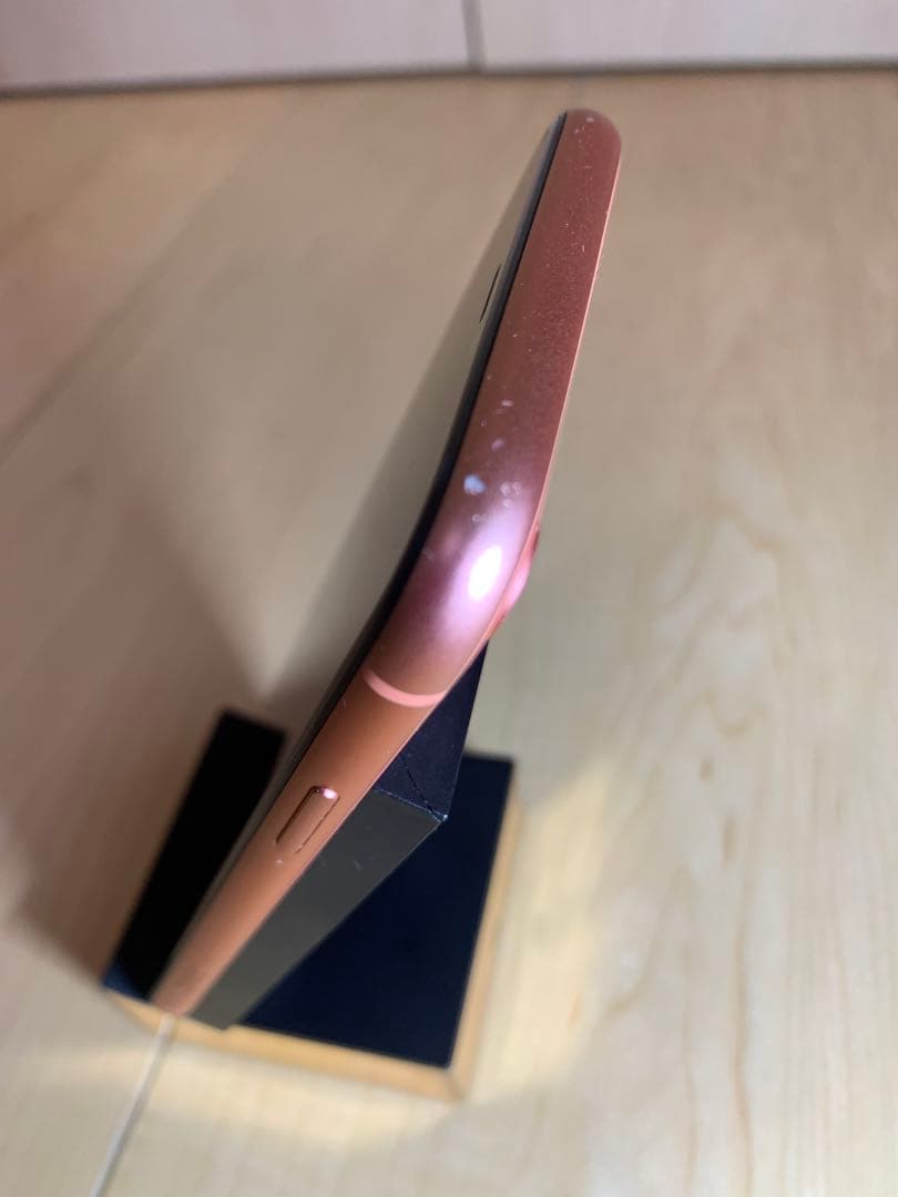 iPhone XR 64GB コーラル SIMフリー 初期化済 即使用OK