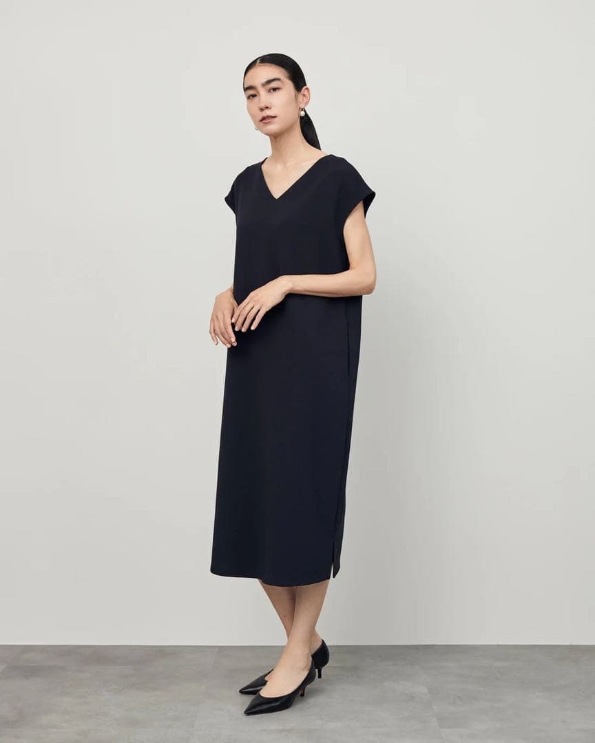 美品✨SOEJU ソージュ　2WAYワンピース　ネイビー　Mサイズ　現行品