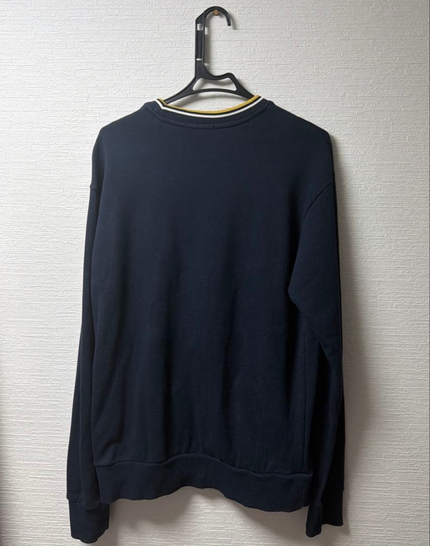 FREDPERRY フレッドペリー　トラムラインスウェットXL ブラック