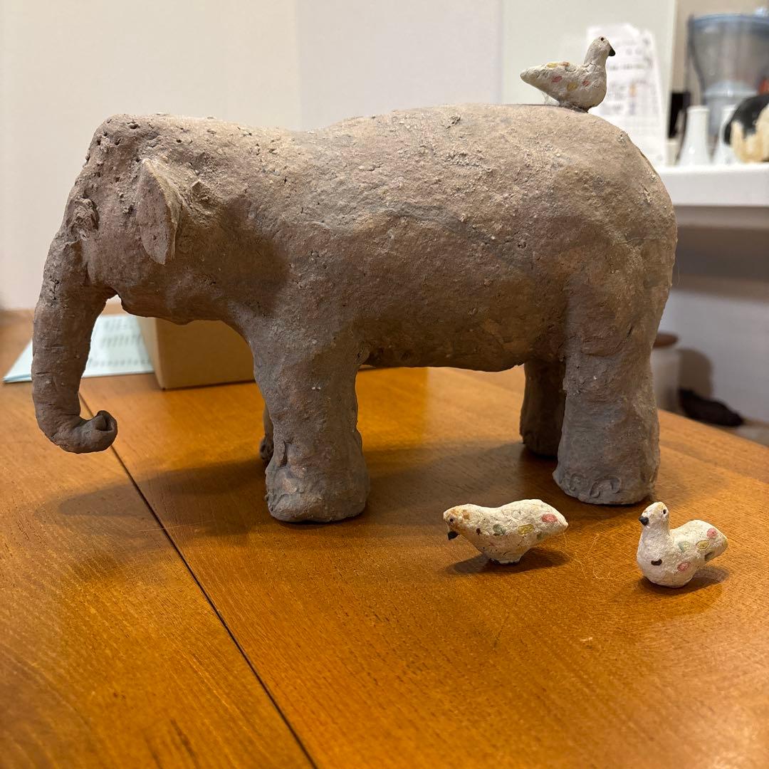 Do　ゾウと小鳥　フレンチブルドッグ