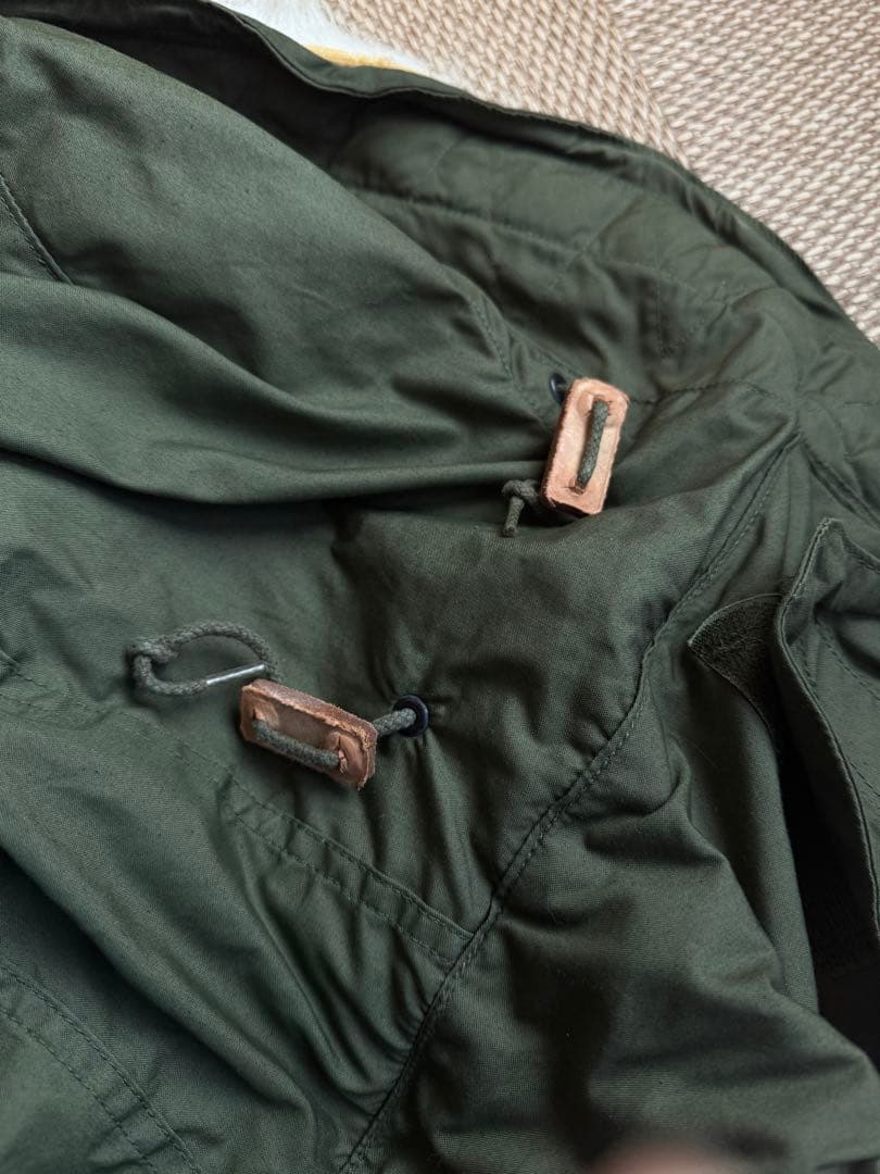 サフラン　極美品 US ARMY M65 パーカ フルセット small