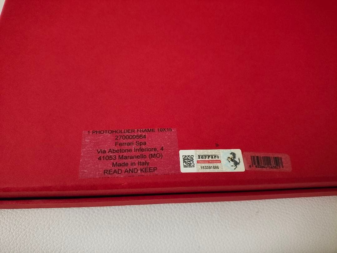 Ferrari カーボンファイバー フォトフレーム