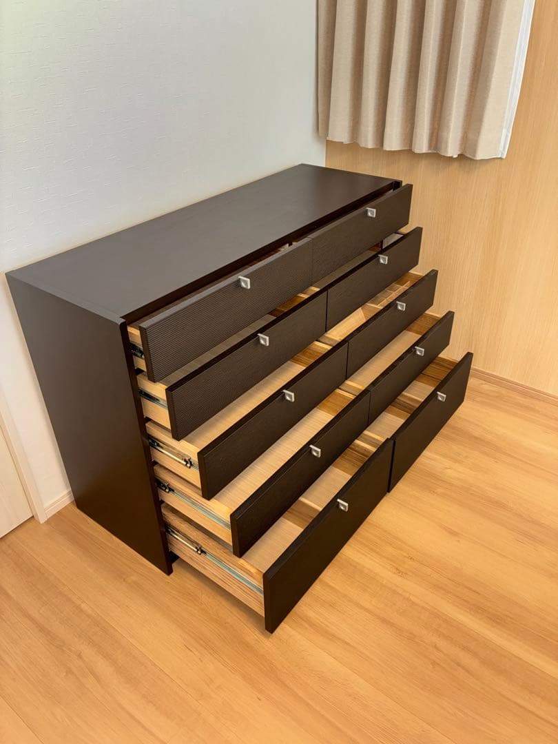 ffさん専用IDC OTSUKA] 送料込 タンス 5段チェスト 府中家具