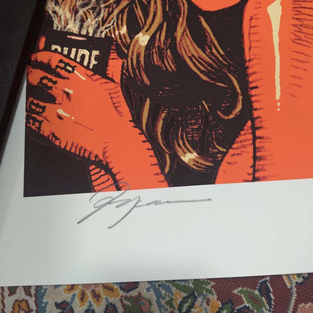 ロッキンジェリービーン x RUDE GALLERY シルクスクリーンポスター