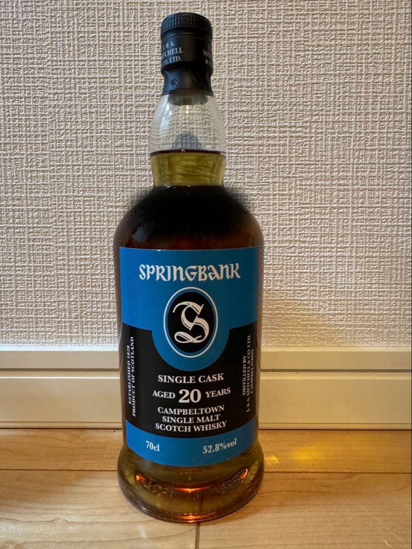 スプリングバンク 2004 20年 バーボンカスク ウイスクイー25周年