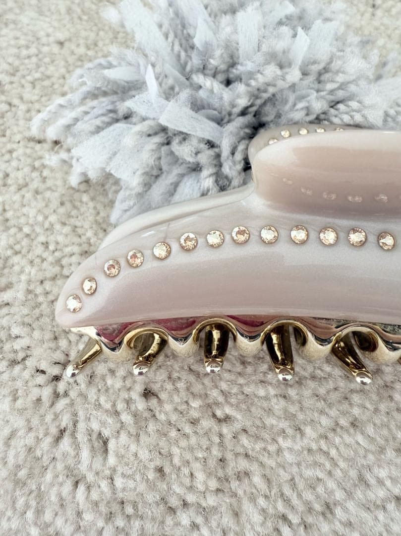 acca アッカ ヘアクリップ L・Sセット ベージュ ティアラクィーン