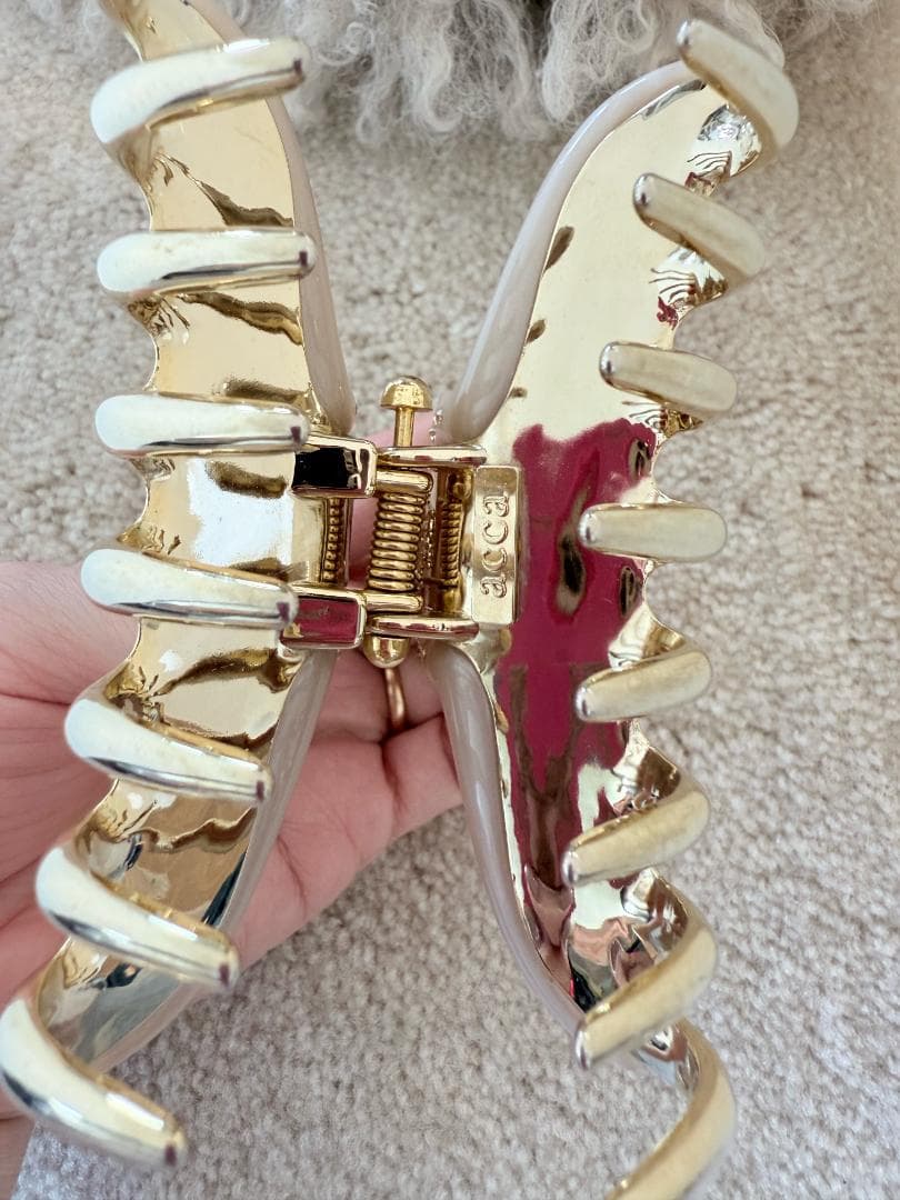 acca アッカ ヘアクリップ L・Sセット ベージュ ティアラクィーン