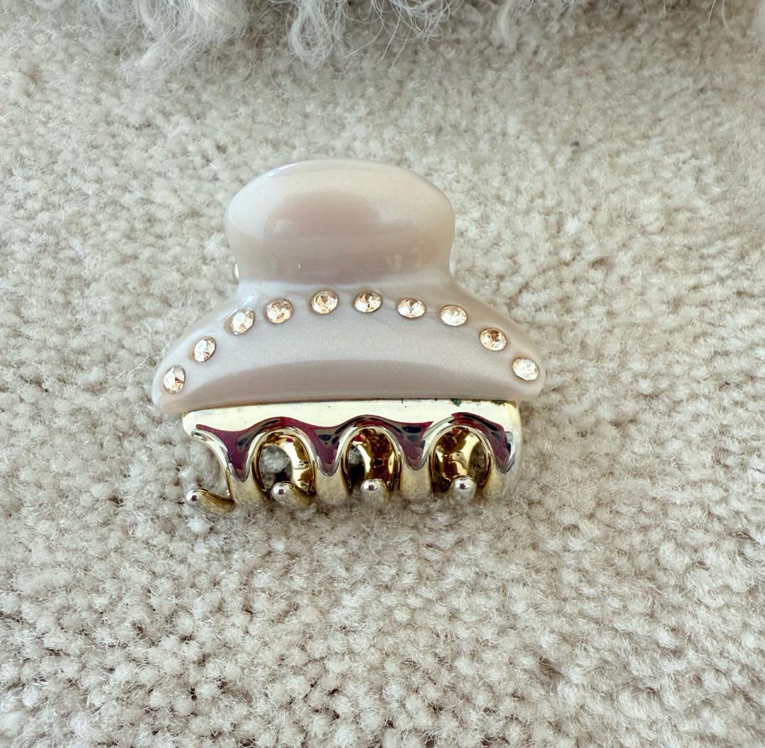 acca アッカ ヘアクリップ L・Sセット ベージュ ティアラクィーン