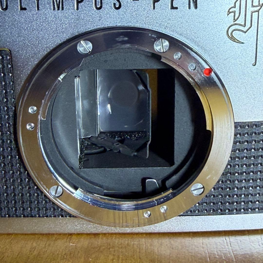 オリンパス PEN-F+F.Zuiko 38mm F1.8　ハーフカメラ 中古