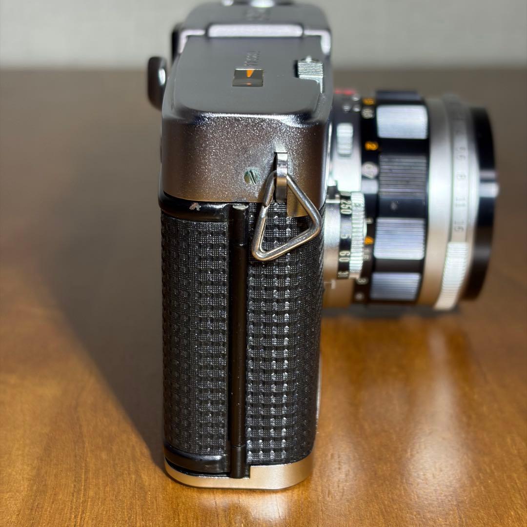 オリンパス PEN-F+F.Zuiko 38mm F1.8　ハーフカメラ 中古