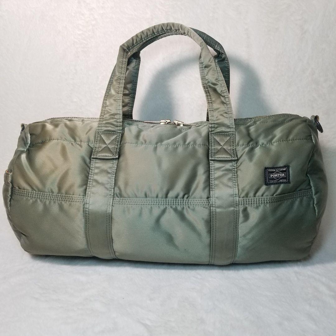 廃盤　極美品 ポーター タンカー ダッフルバッグ　2way セージ　大容量