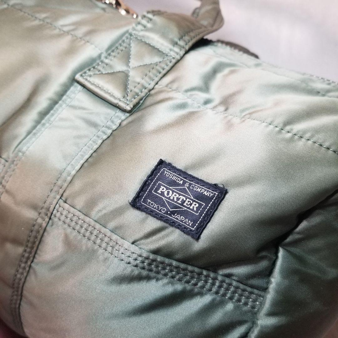 廃盤　極美品 ポーター タンカー ダッフルバッグ　2way セージ　大容量