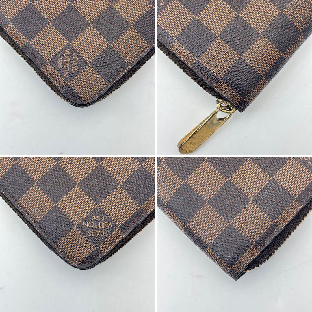 ルイ・ヴィトン N41661 ダミエ ジッピーウォレット ラウンドジップ