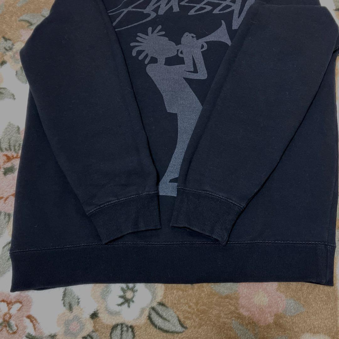 Stüssy ブラック スウェット　シャドーマン