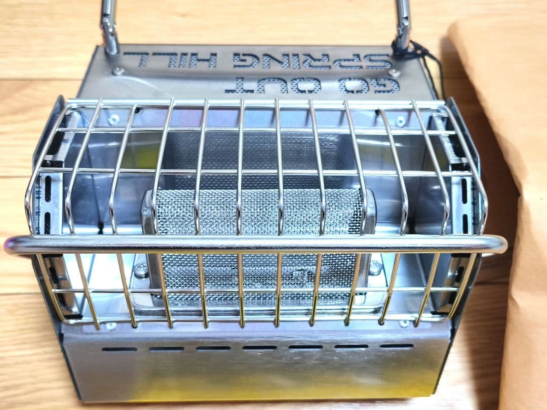 Springhill アウトドアストーブヒーター コンパクト シルバー