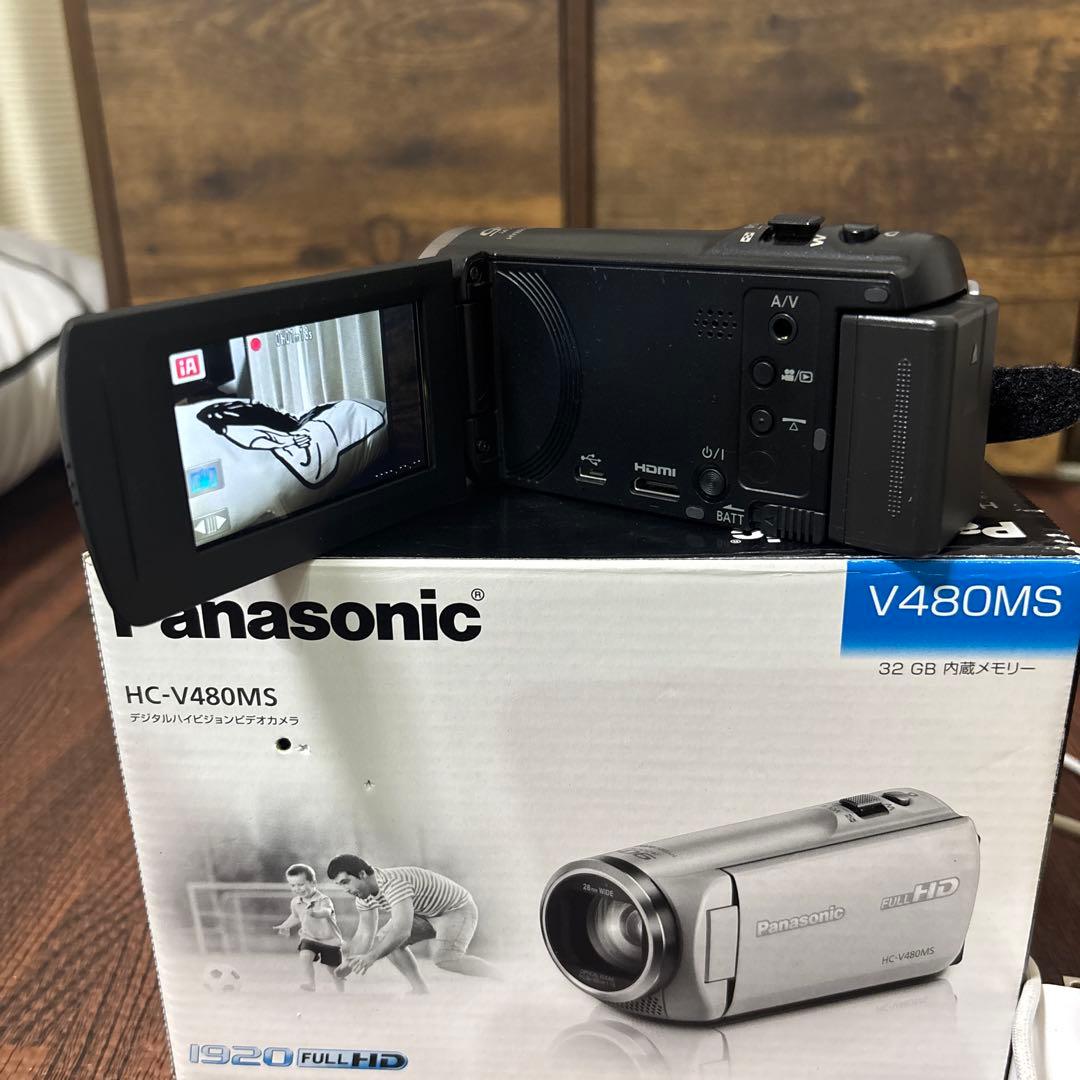 Panasonic HC-V480MS ビデオカメラ 本体