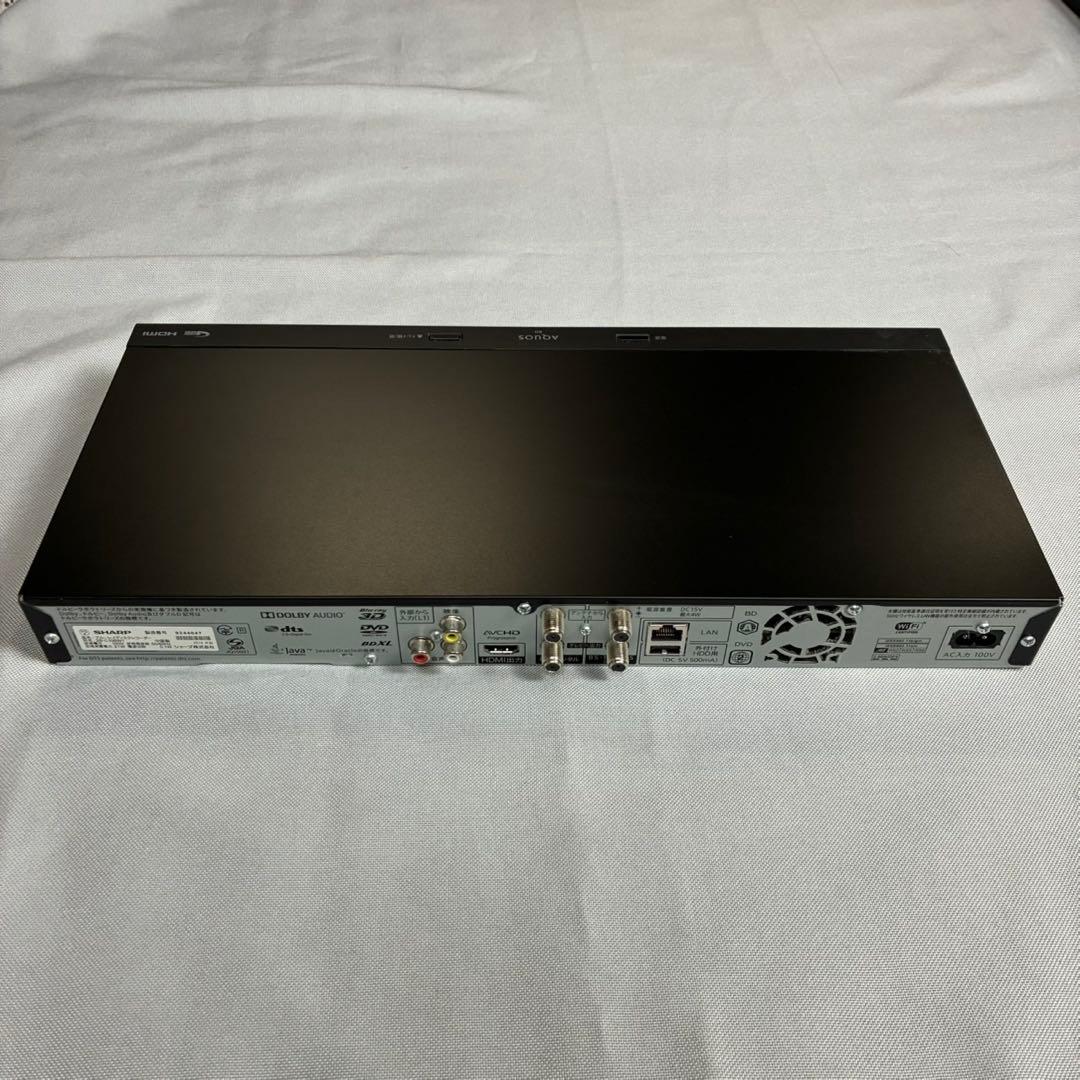 SHARP AQUOS ブルーレイレコーダー　 2B-C10BW1 2019年製