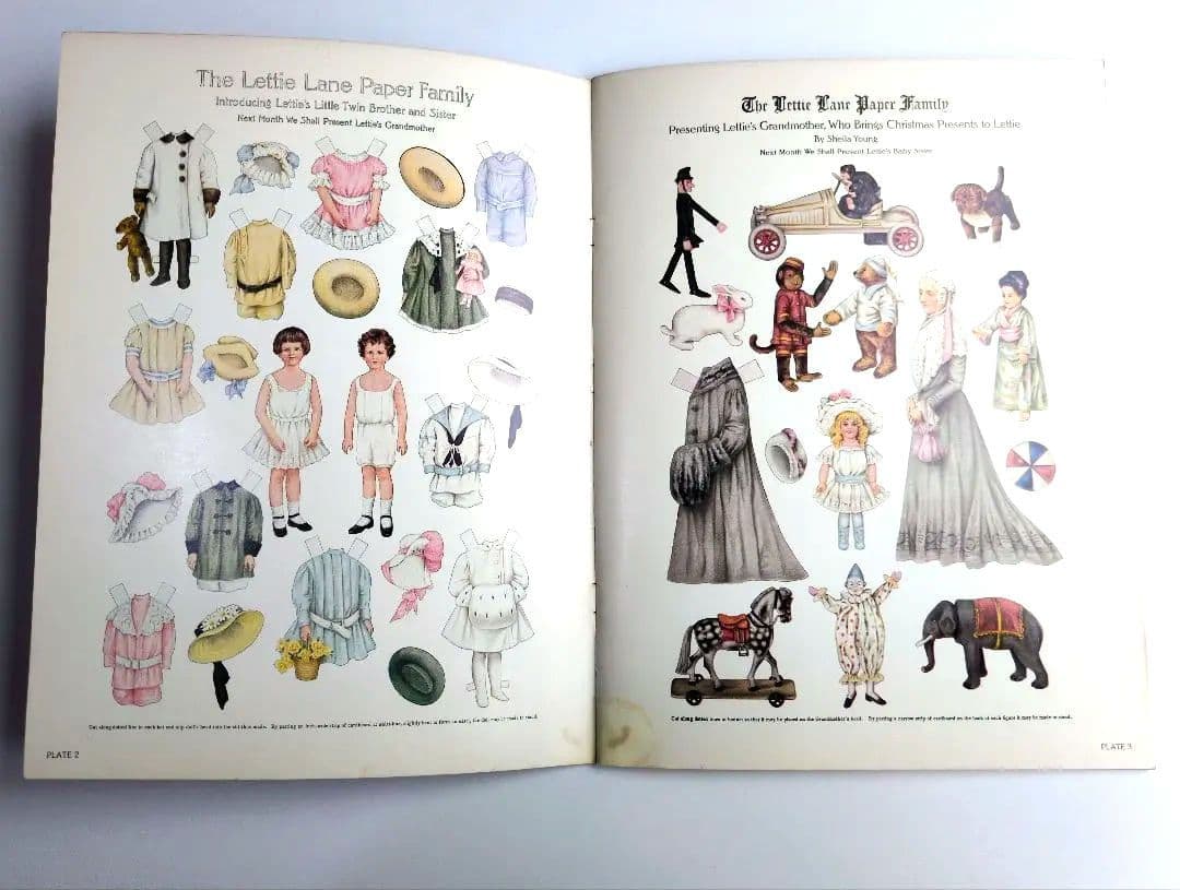 洋書　アンティーク ペーパードールズ等　５冊セット