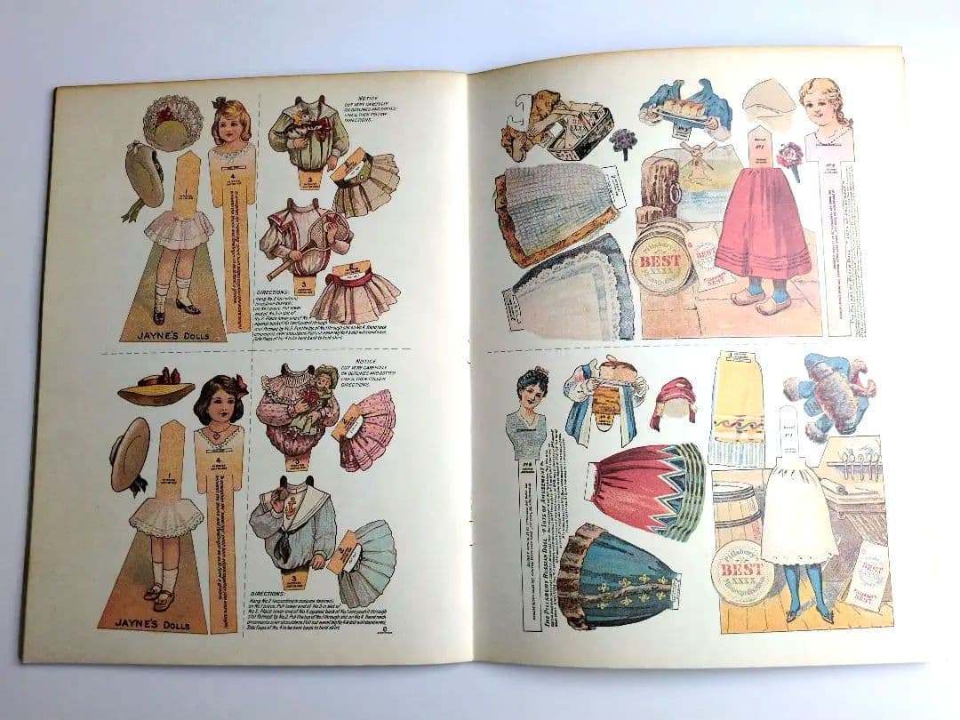 洋書　アンティーク ペーパードールズ等　５冊セット