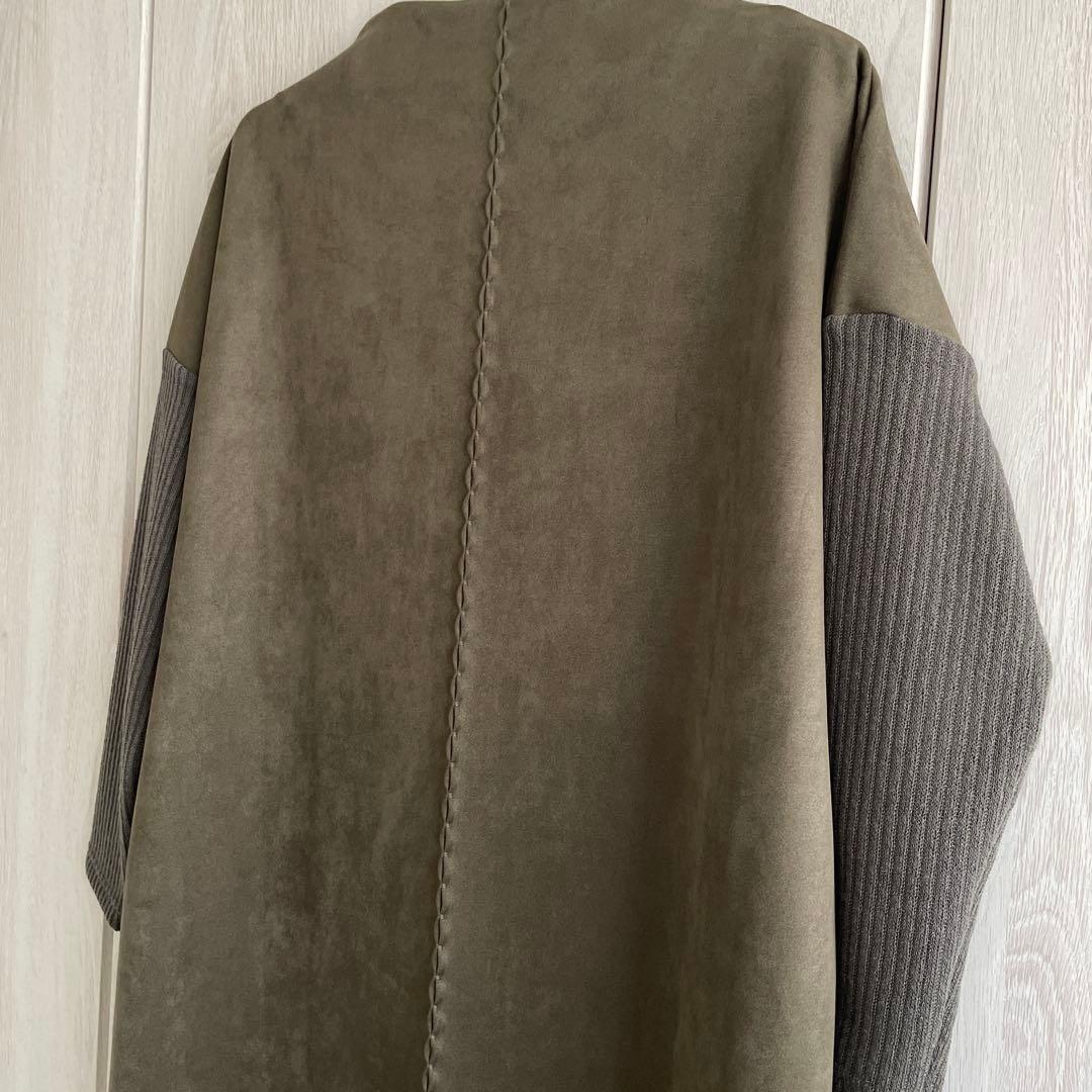 新品 ヤマダヤ Vin スウェード風 ロングワンピース 9号