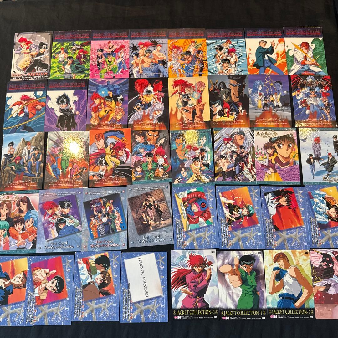 幽遊白書　カードダスマスターズ　クリアカード　300点以上大量まとめ売り