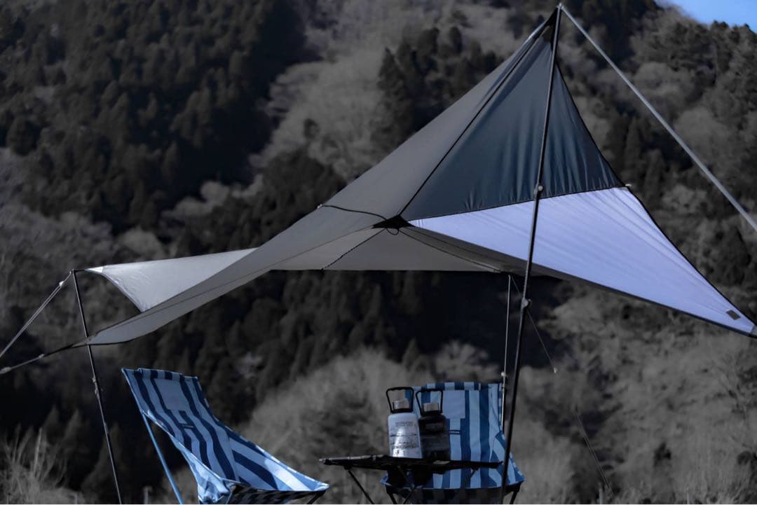 WINDY AND RAINY スターライトタープ グレー